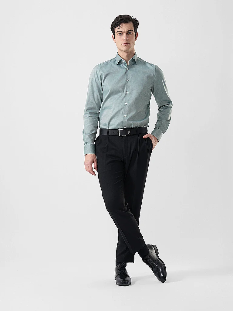 OLYMP Level Five Chemise Slim Fit Vert Clair 40 6